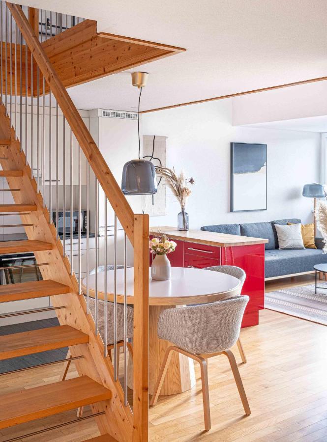 Modern 3Bdr Duplex With Skyroof In Trendy Zurich West Apartamento Exterior foto
